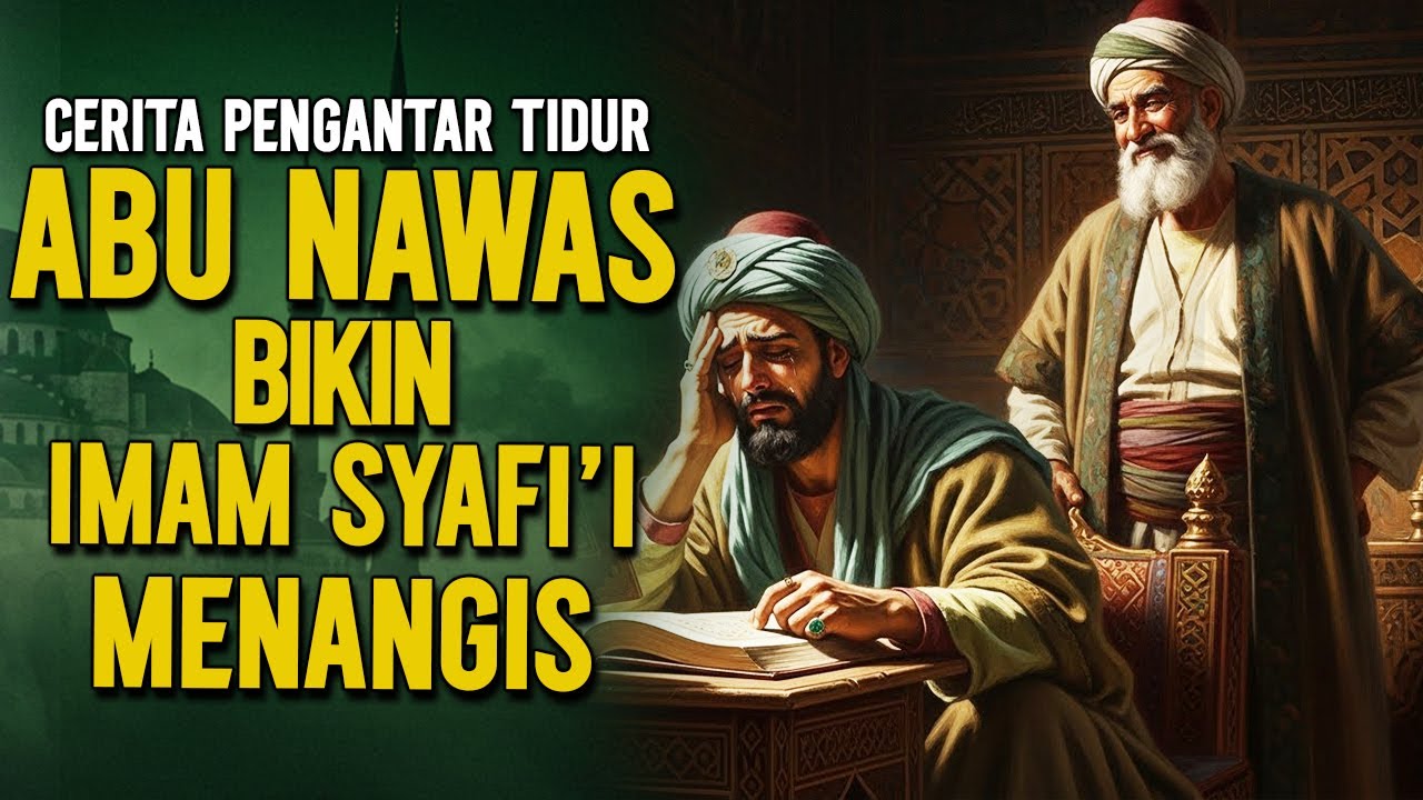 SAAT ABU NAWAS MEMBUAT IMAM SYAFI'I MENANGIS || CERITA LUCU PENGANTAR TIDUR