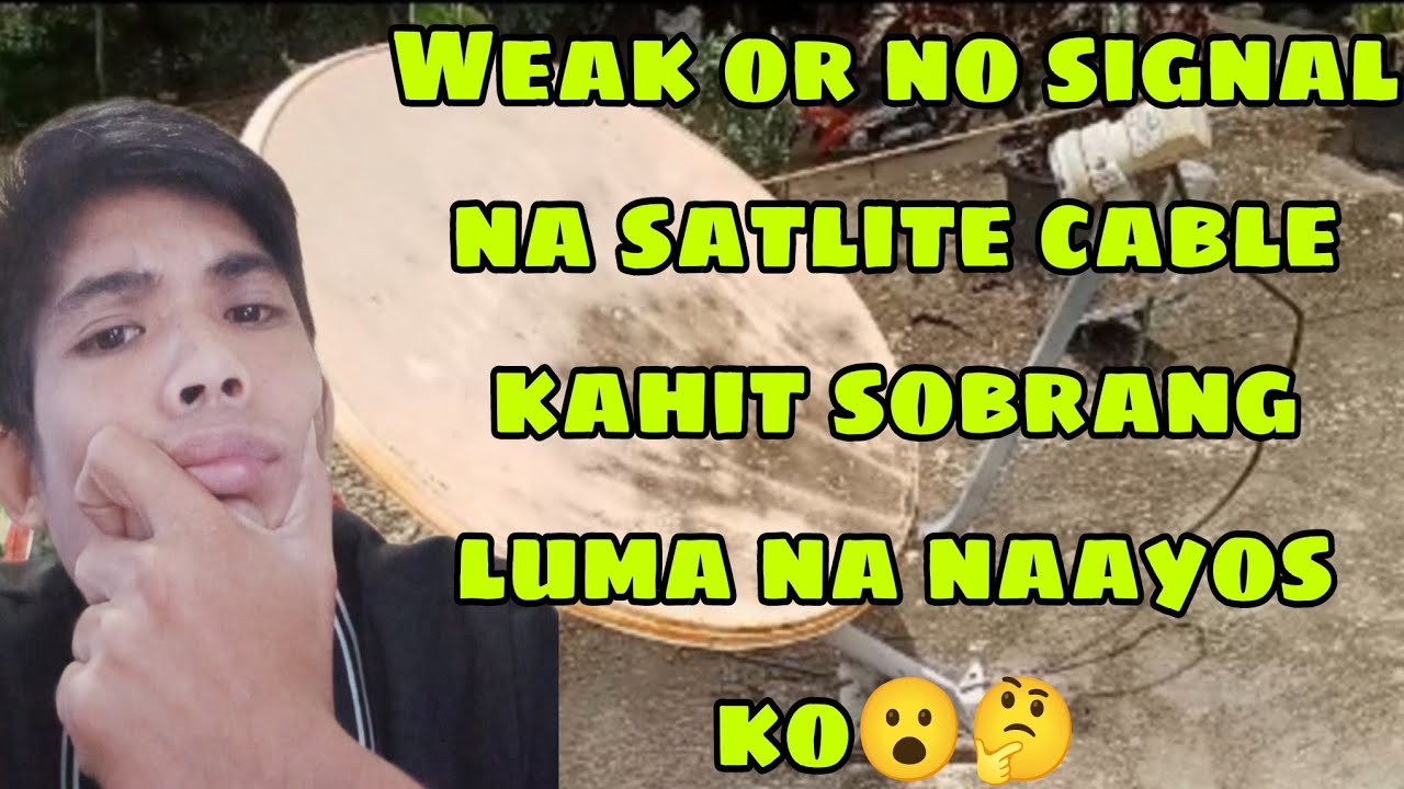 How to fix weak or no signal satlite cable?🤔//Actual troubleshooting👏