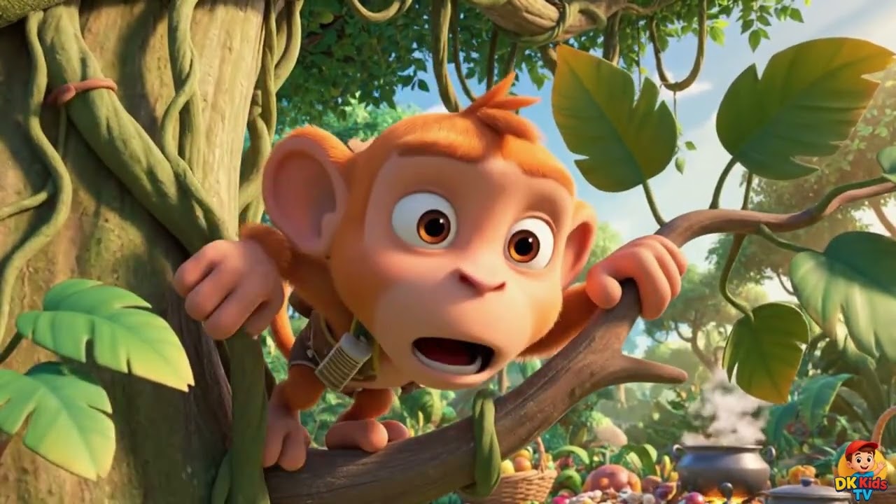 💦🐒 मंकी टोनी ने खुद बनाया तालाब l Monkey Toni Funny Adventure 🐒🌽 | Rescue Mission Cartoon |