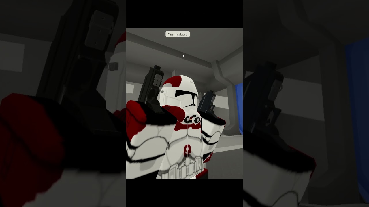 The great jedi Purge in roblox |star wars order 66 edit| #shorts