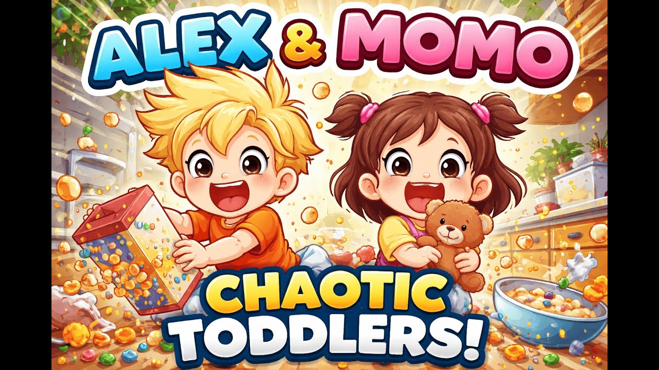 Two Chaotic Toddlers vs the Morning Routine 😭 | Alex & Momo