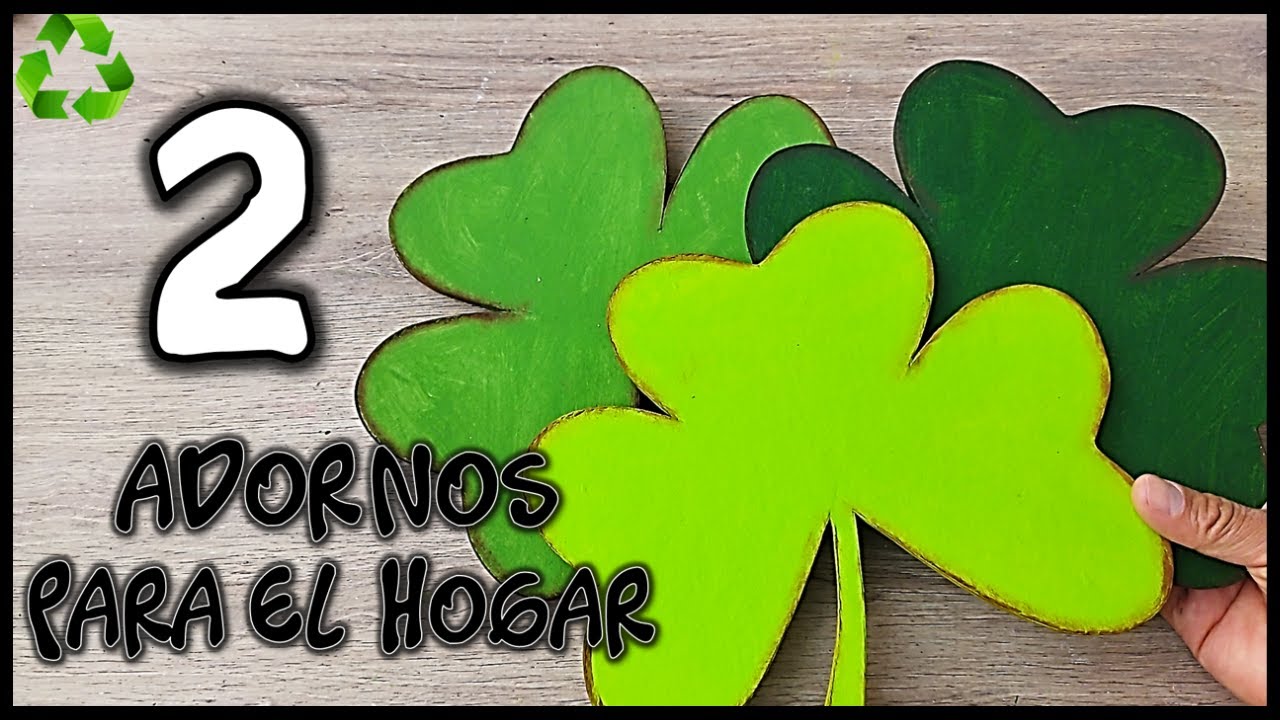 CREA 2 HERMOSOS ADORNOS PARA EL HOGAR - Manualidades con cartón -Cardboard crafts