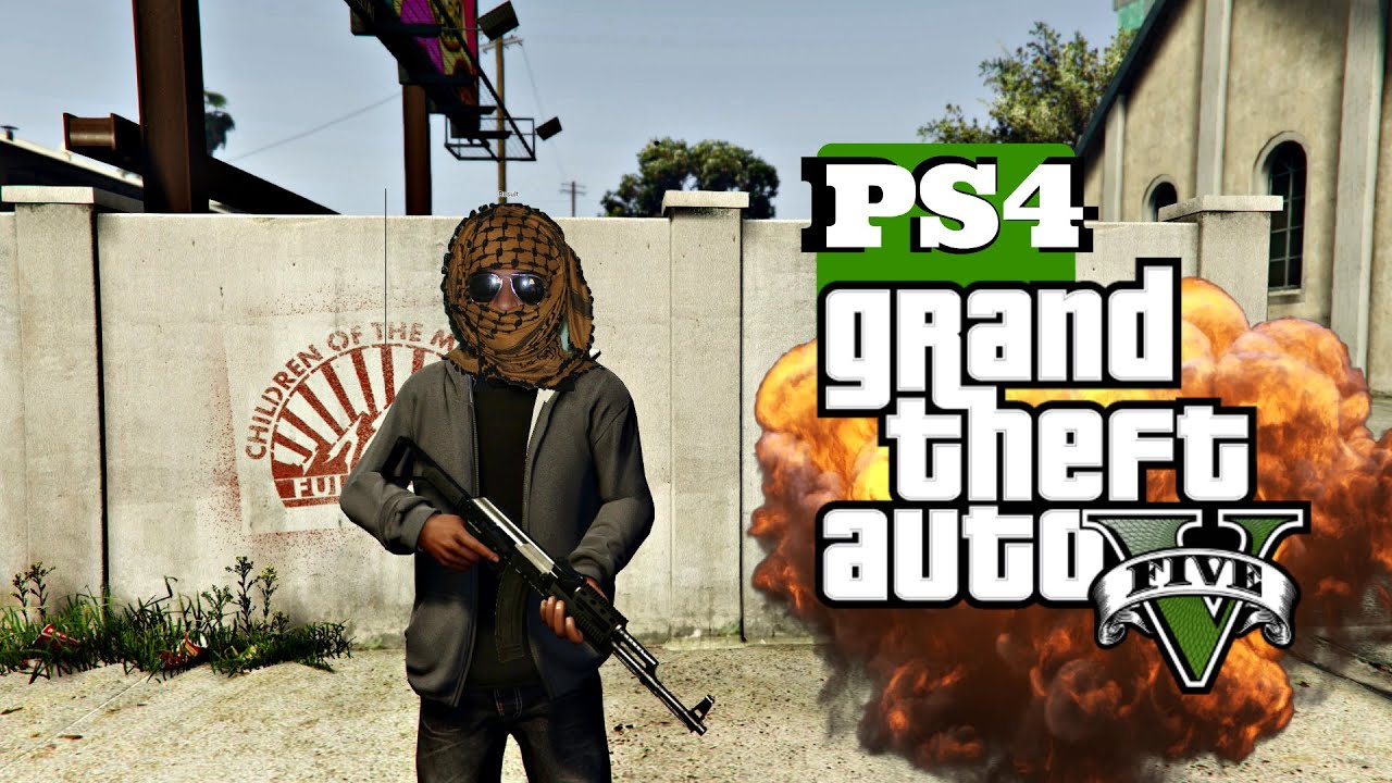 GTA V PS4 | قراند 5 تحشيش - مع حاره اوباما على السوني 4