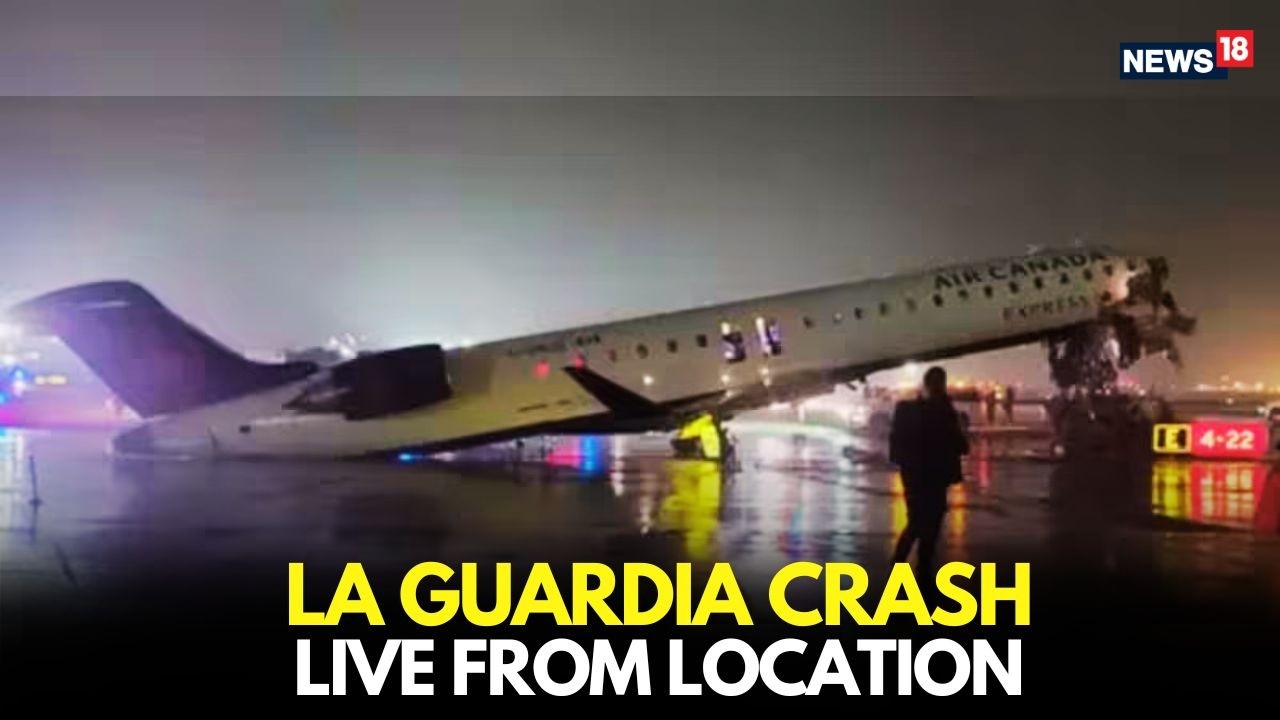 LaGuardia Airport SHOCKER! Plane Crashes Into Fire Truck | #WATCH LIVE Updates From Ground Zero-N18L