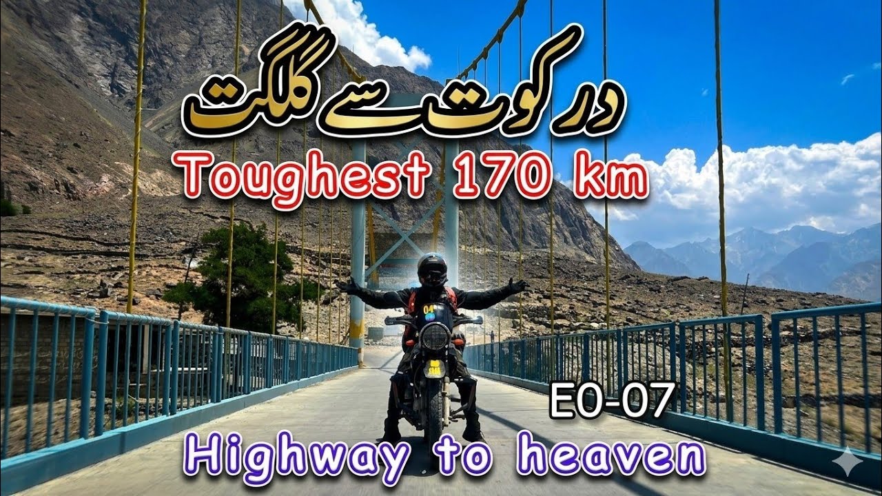  Darkut to gilgit- Story of 8 hours toughest bike ride,concluding the off road chapter of this trip