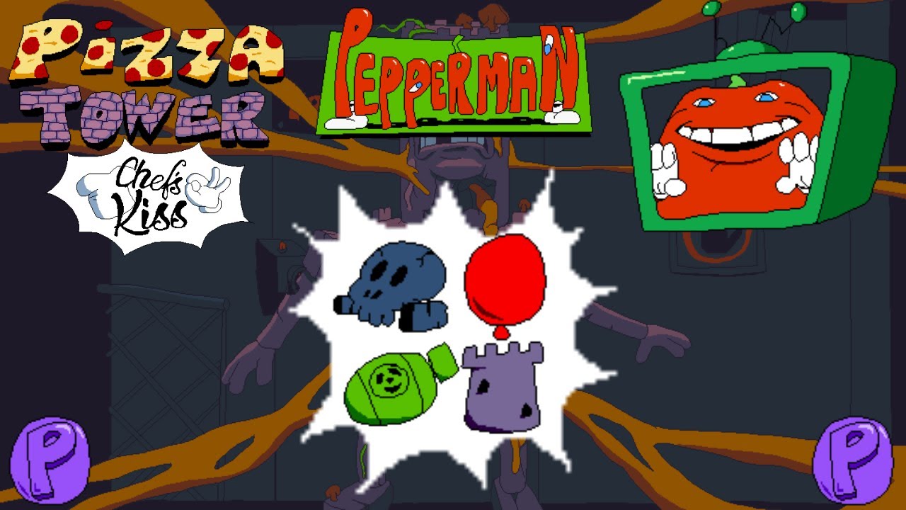 Pizza Tower: Chef's Kiss Mod - Floor 5 P Rank as Pepperman