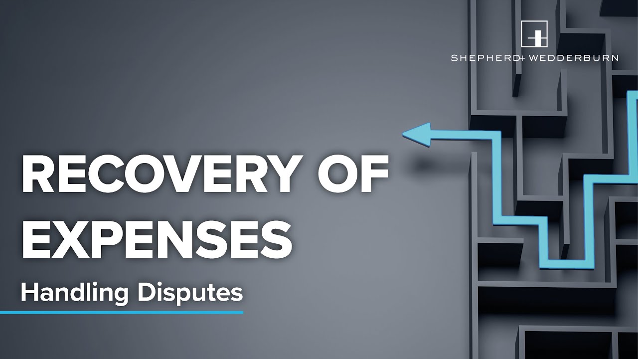 Recovery of expenses – Handling Disputes in Scotland series