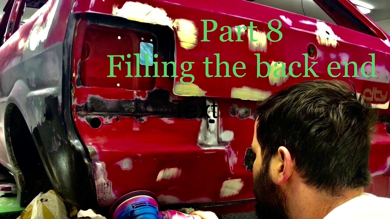 Part 8 Austin mini metro  sorting the back end restoration
