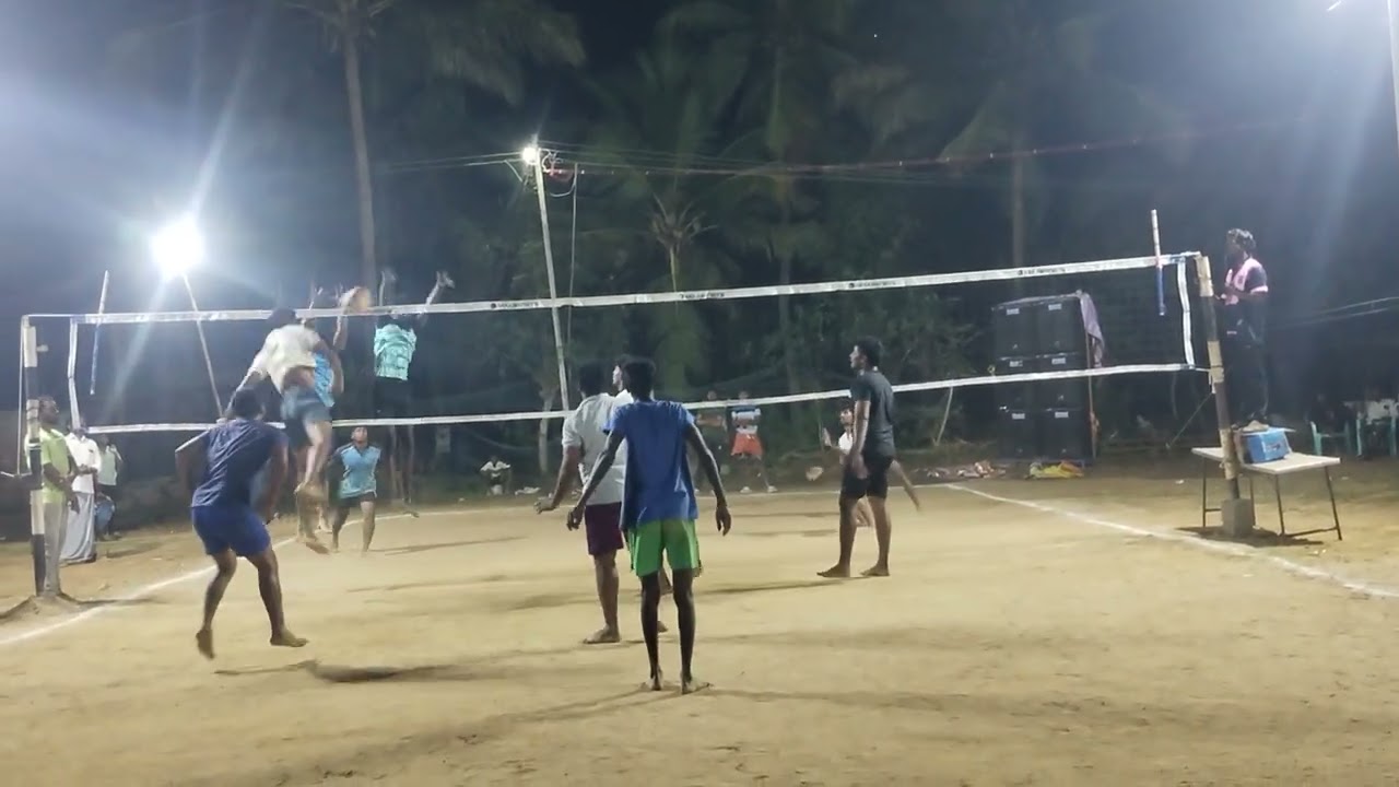 கஞ்சாங்காடு volleyball மேட்ச் PMR boys vs panamkulam இறுதி வரை போராட்டம் 🏐🔥
