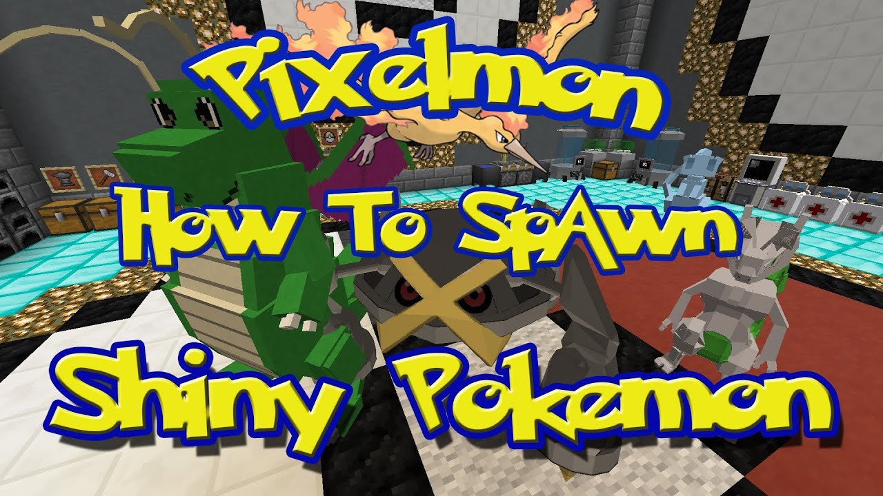 Pixelmon Tutorials: How To Spawn Shiny Pokemon (Begginers Guide)