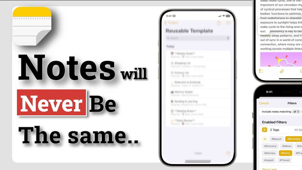Boost Your PRODUCTIVITY with Apple Notes Tips and Tricks
