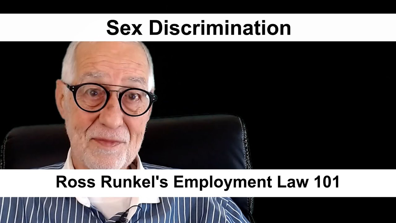 Sex discrimination in the workplace