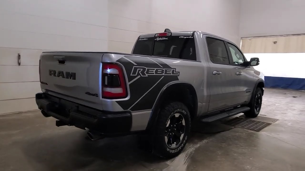 2022 Ram 1500 Rebel Crew Cab - Billet Silver Metallic - Stock 11925A