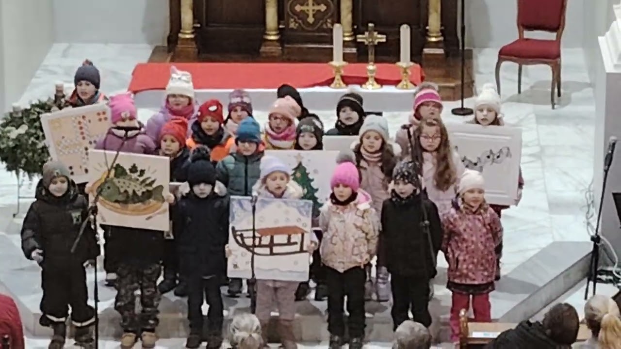 MŠ Hlubočky vánoční koncert v kostele