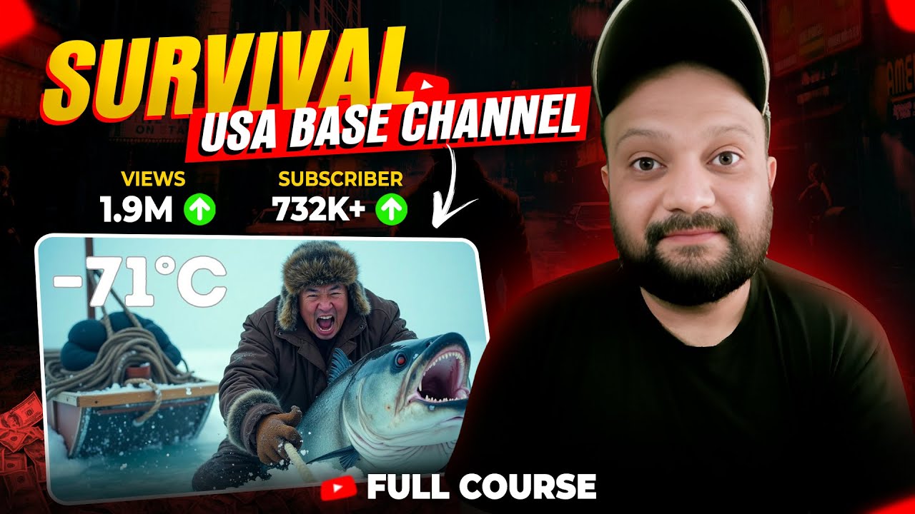 How to Create Survival Documentary Ai Videos | Viral Channel Idea 🔥💯