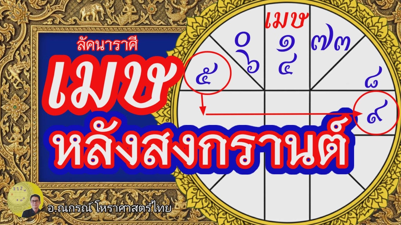 ลัคนาราศีเมษ หลังสงกรานต์ เมษายน2569 ปักษ์หลัง