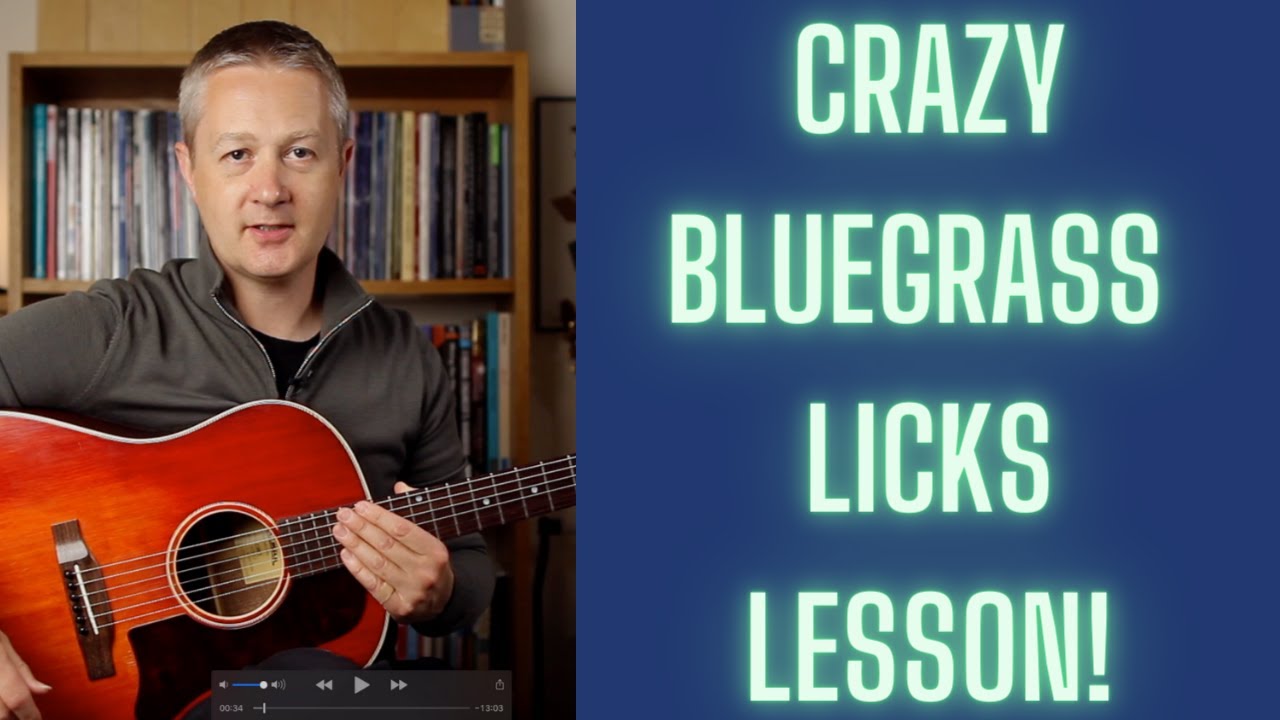 Country Guitar Lesson - How to Play Bluegrass Licks!