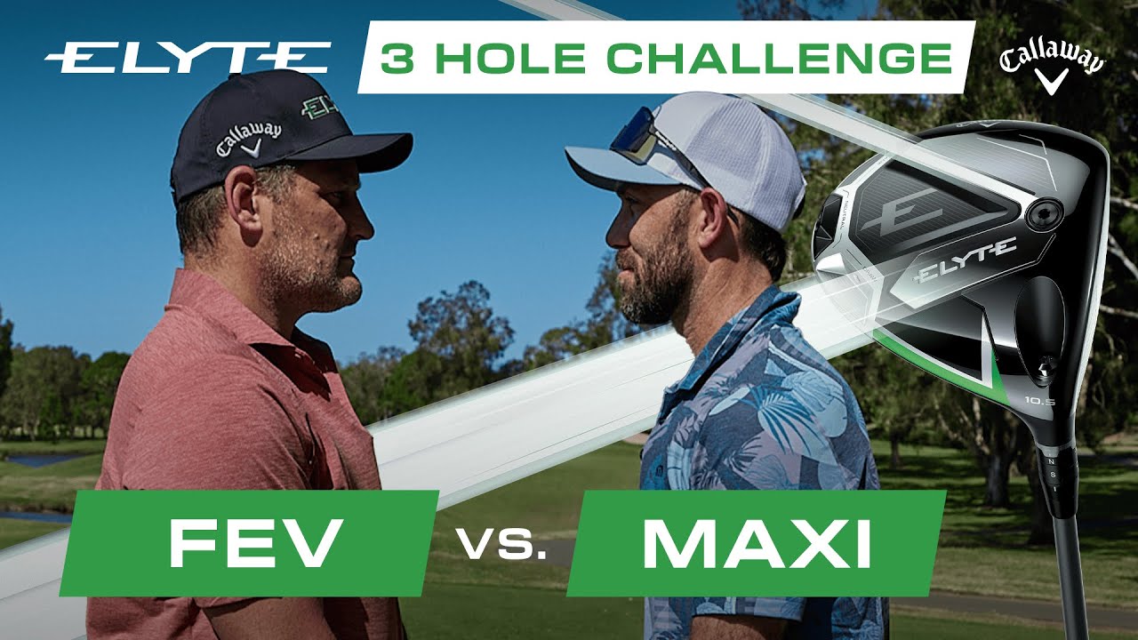 Elyte 3 Hole Challenge: Episode 1 - Brendan Fevola vs Glenn Maxwell