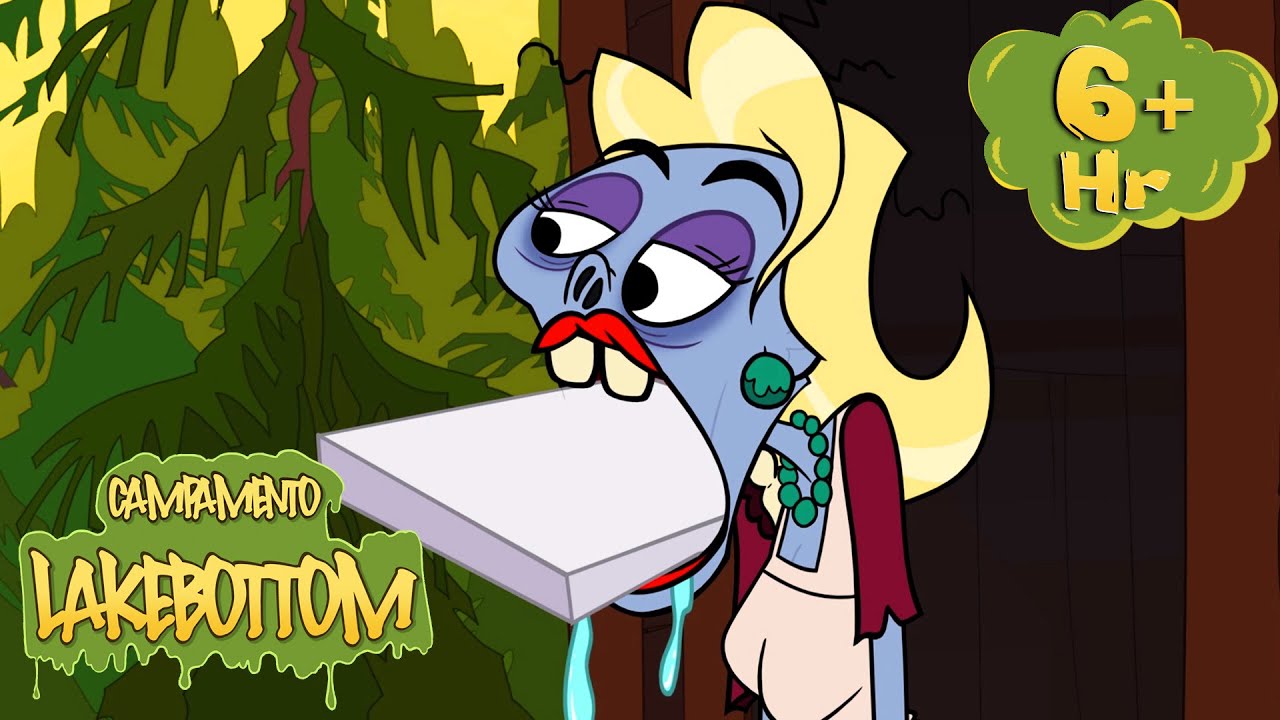 EL MONSTRUO DE LAS PIZZAS | Caricaturas de Halloween para Niños | Campamento Lakebottom