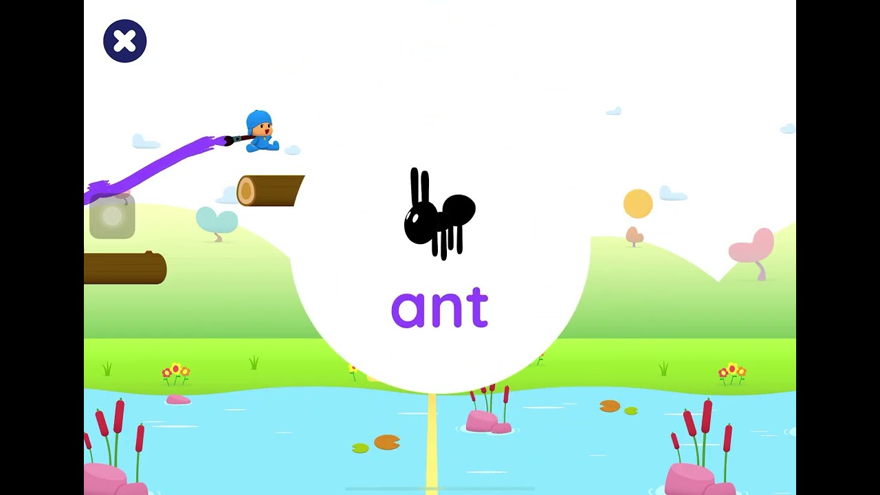 Runner game Pocoyo. Lingokids