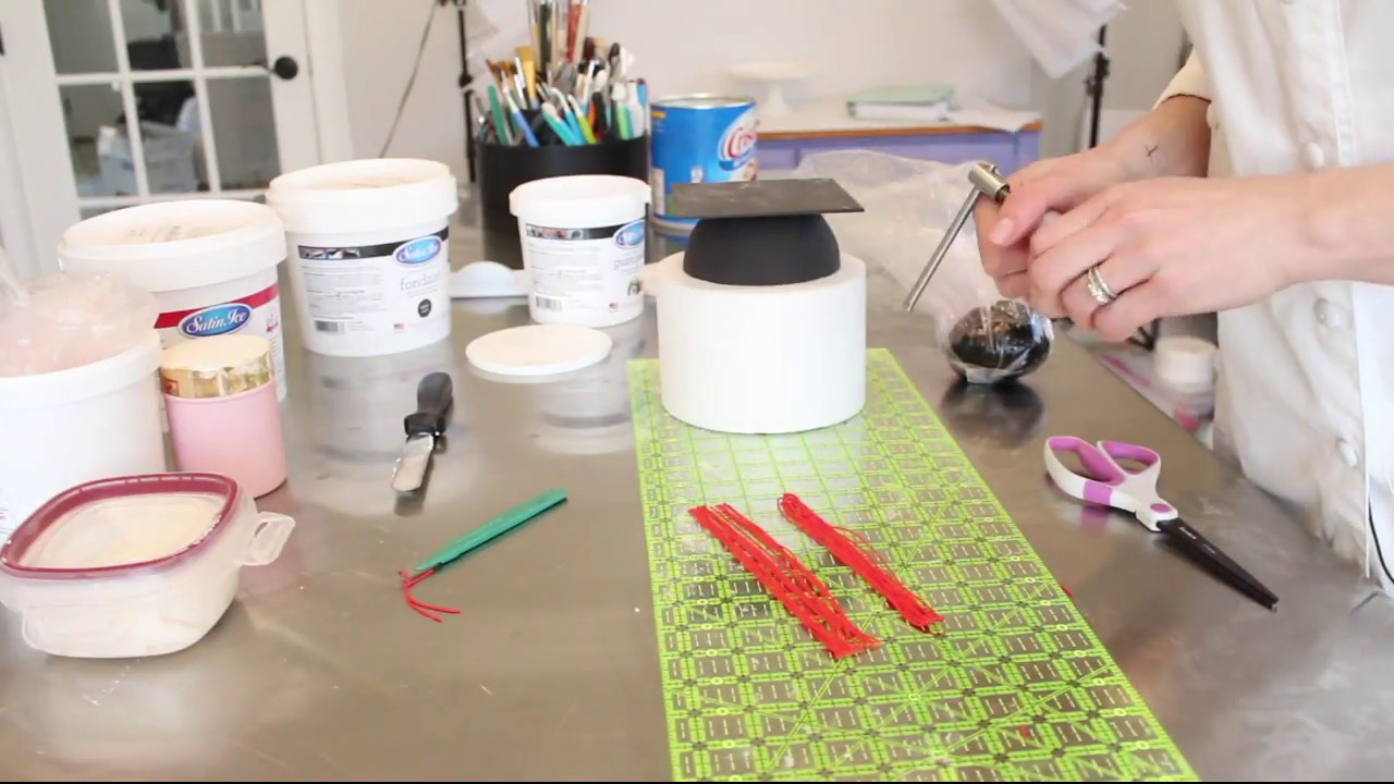 Make a Graduation Hat Cake Topper Tutorial | How To