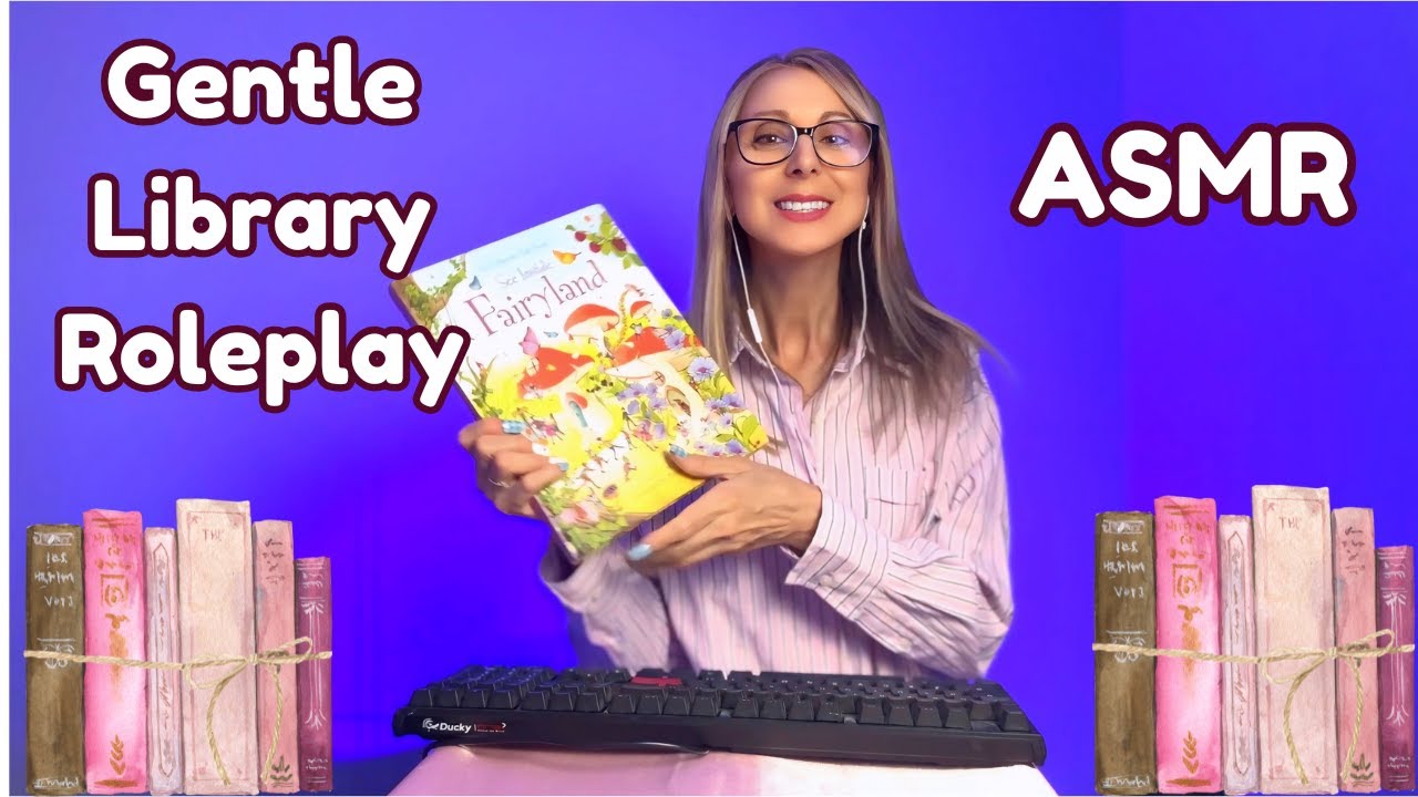 📚 Расслабляющая ролевая игра ASMR «Библиотека» | Библиотекарь поможет вам найти книги и расскажет...