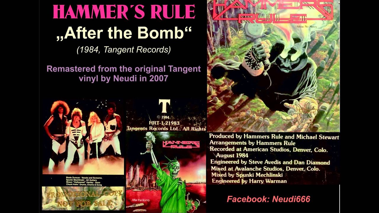 Hammer&acute;s Rule - After the Bomb - Remastered by Neudi - US Metal