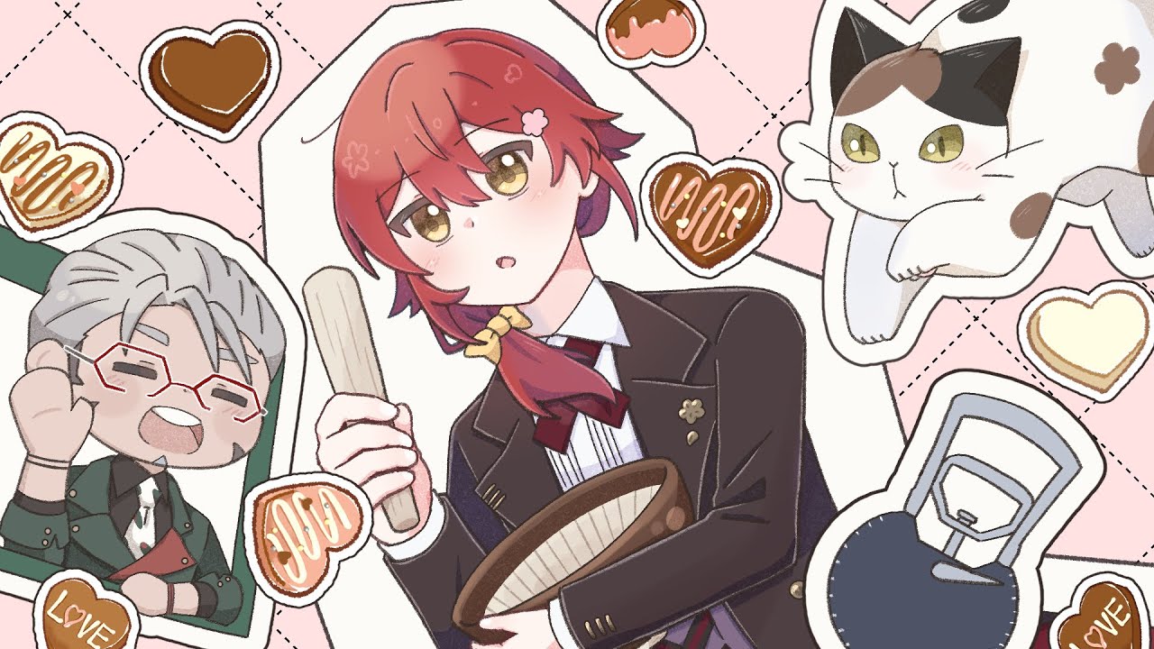 【手描き切り抜き】全てに翻弄されながらチョコを作る花咲みやび【ホロスターズ/花咲みやび/アルランディス】