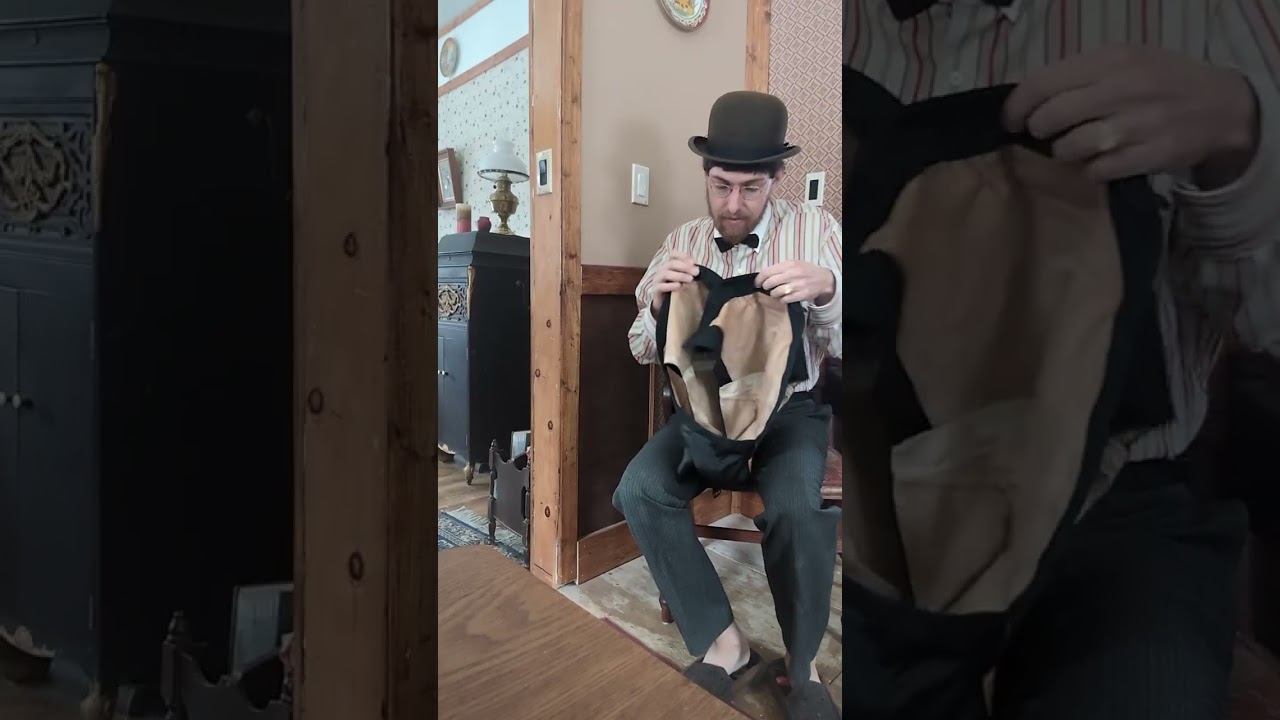 Unboxing Video of 1890s Vest with Notched Lapels