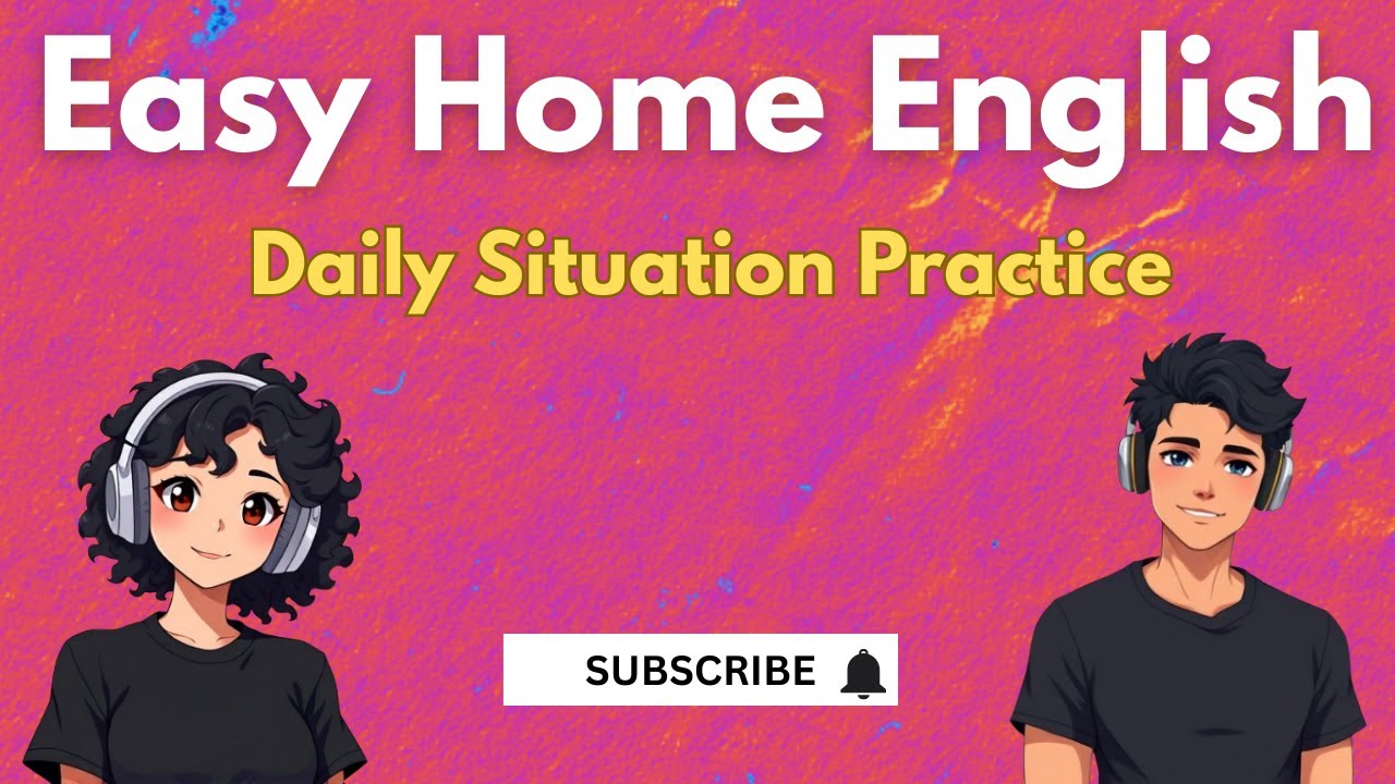 Real Life English Conversation | Gas Finished, Power Cut & Sunday Laundry Practice