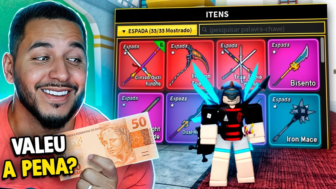 Paguei R$50 Para um Inscrito Upar Minha Nova Conta no Blox Fruits 🔥