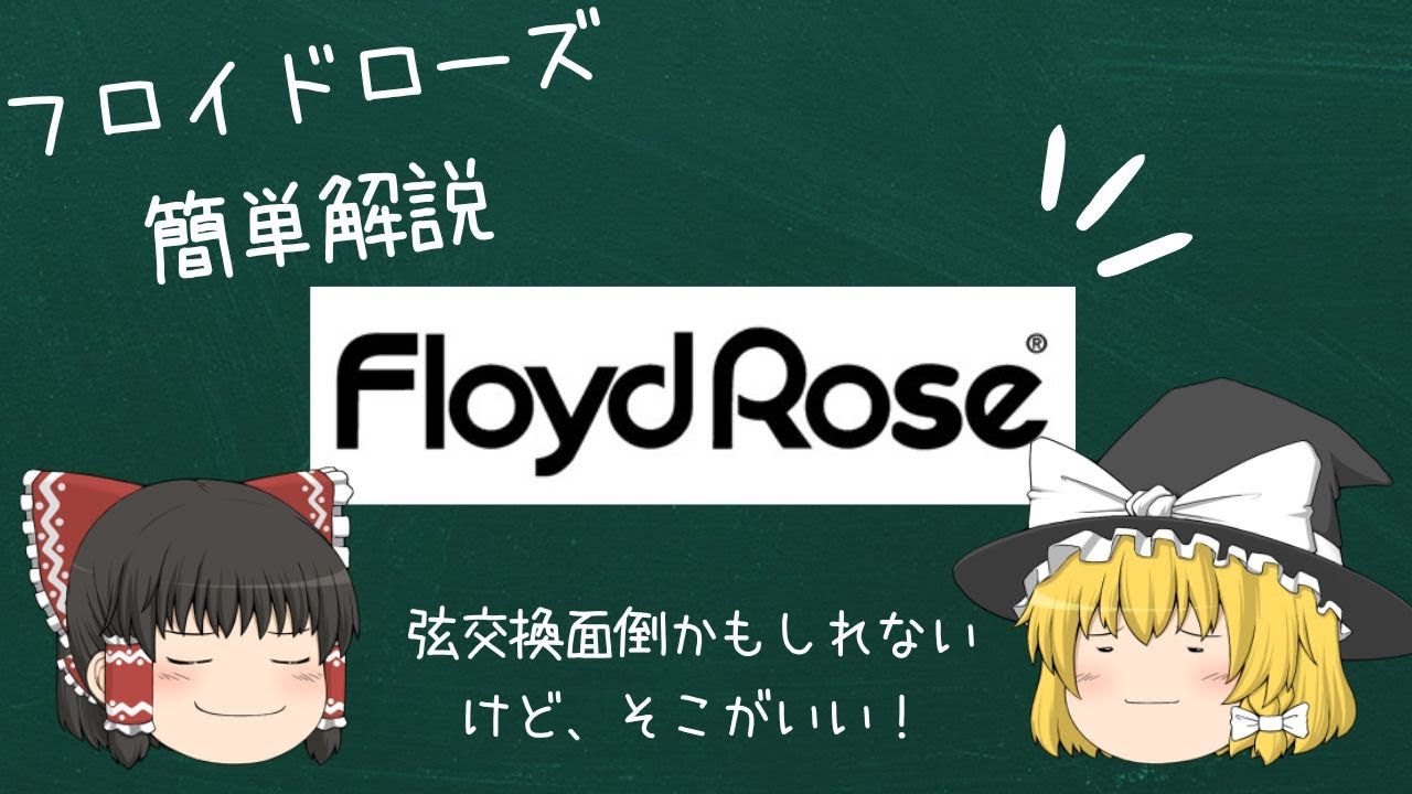 弦、ロックしてますか？フロイドローズ簡単解説【ゆっくり解説】【ギター】
