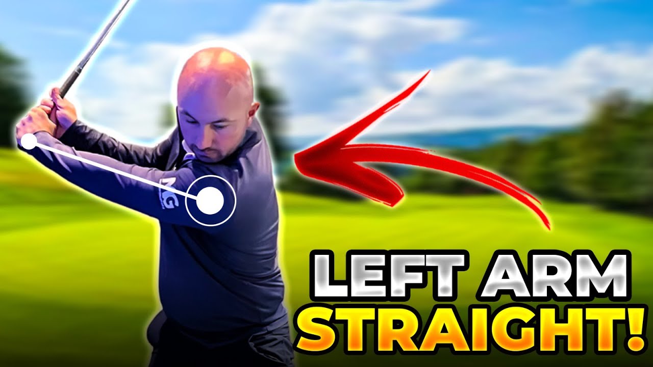 The Secret to a Straight Left Arm in the Golf Swing