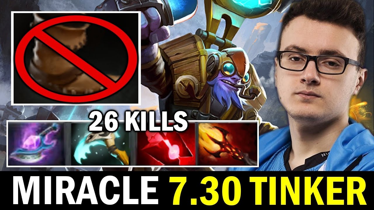 MIRACLE shows how to play 7.30 NEW TINKER &mdash; No Boots Needed God Mode
