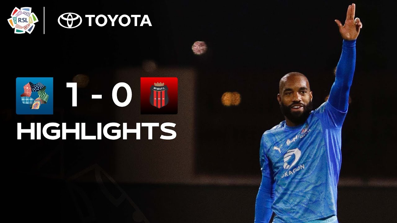Alexandre Lacazette's chip wins it for NEOM SC vs. Al Riyadh ! 🔥 | Powered by Toyota