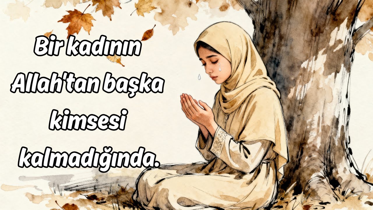 Bir kadının Allah'tan başka kimsesi kalmadığında. 