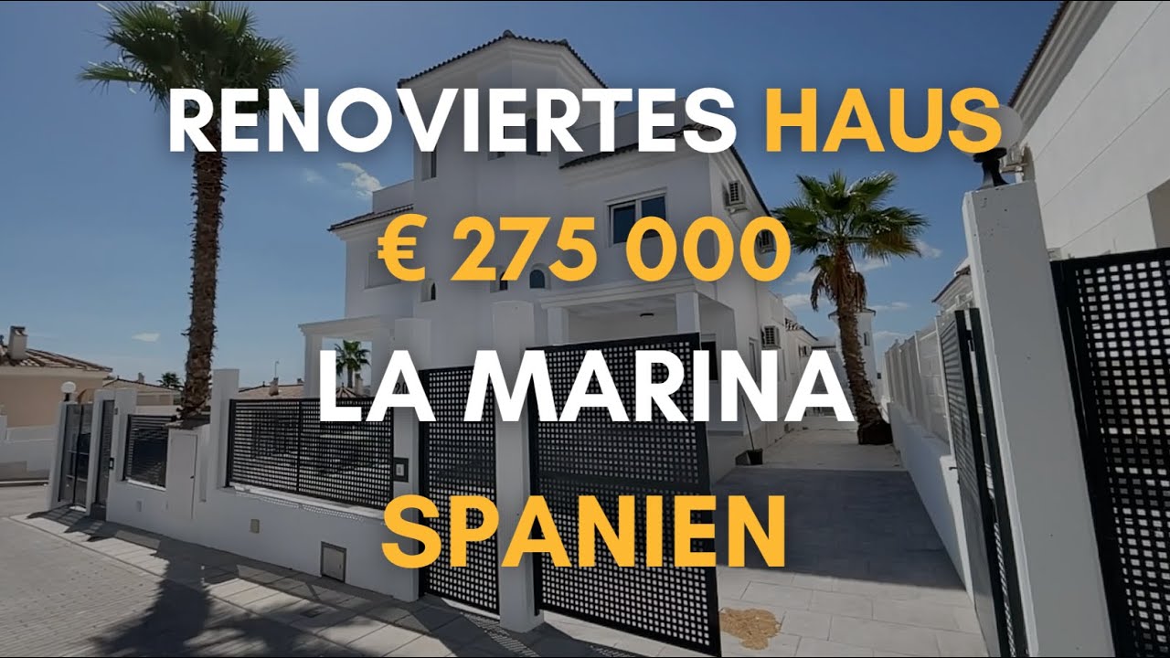 Haus in La Marina, Alicante, Spanien, nach vollständiger Renovierung im Jahr 2025 zu verkaufen