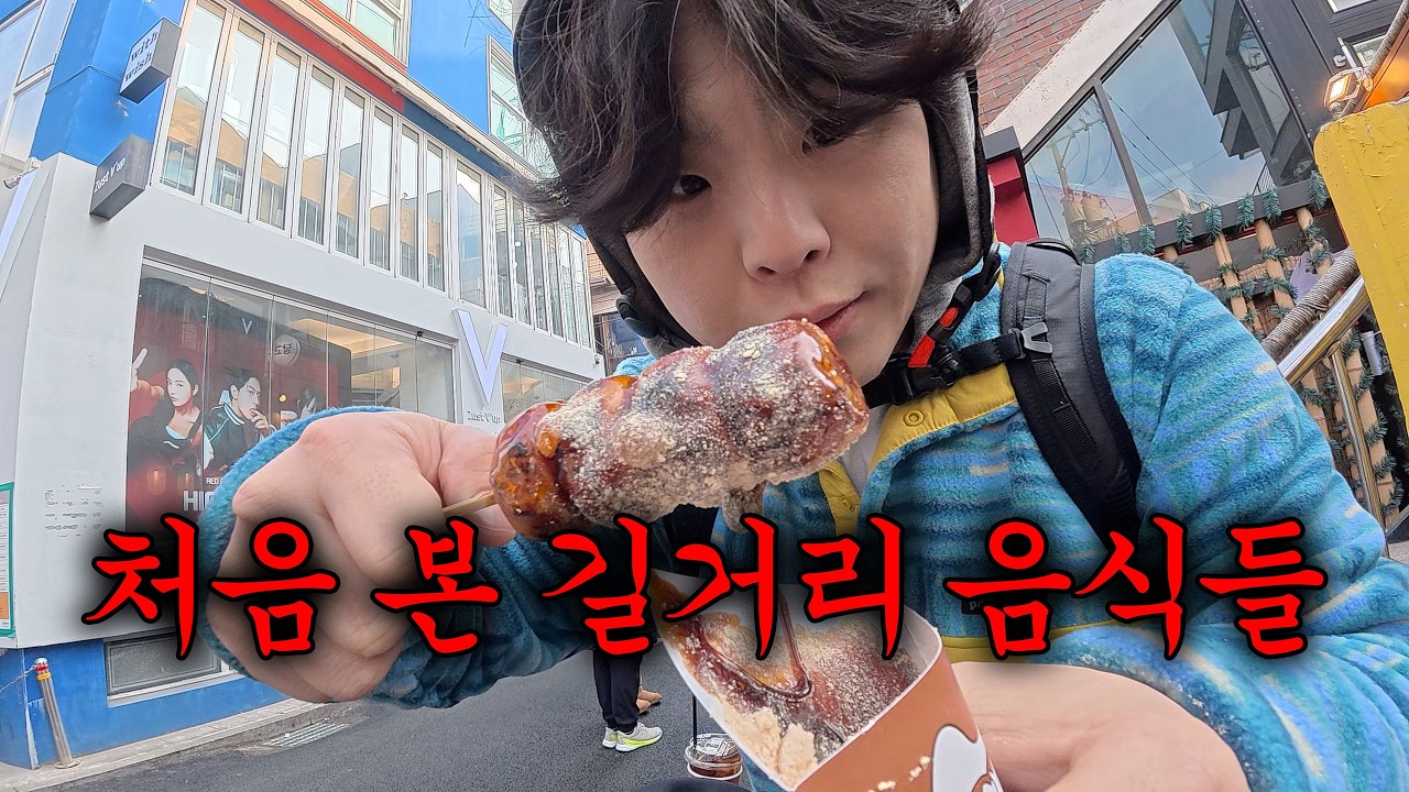 겨울 길거리 음식 다 먹으러 다니는 여행 브이로그(서울편)