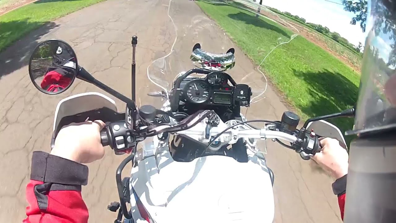 BMW R 1200 GS RALLYE 2012 0 a 140KM/H . full video