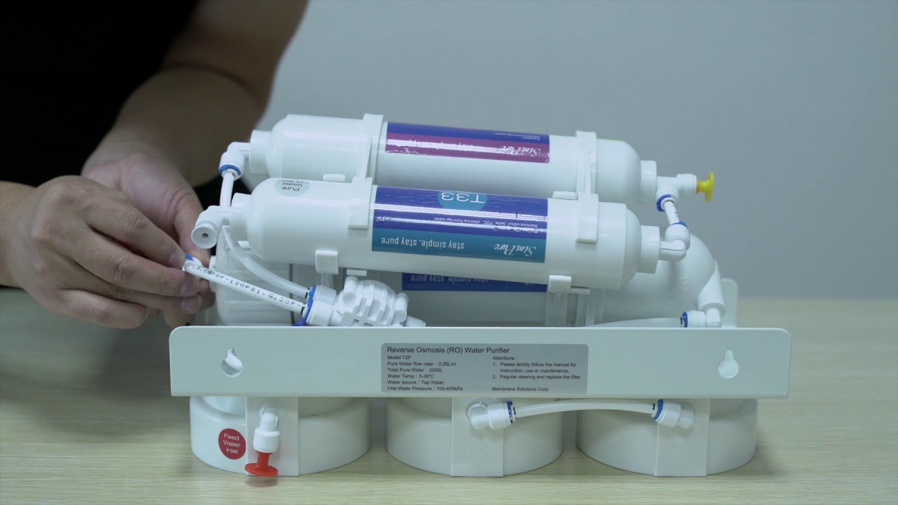 SimPure T2P 6 Stage Under Sink RO System Installation Tutorial