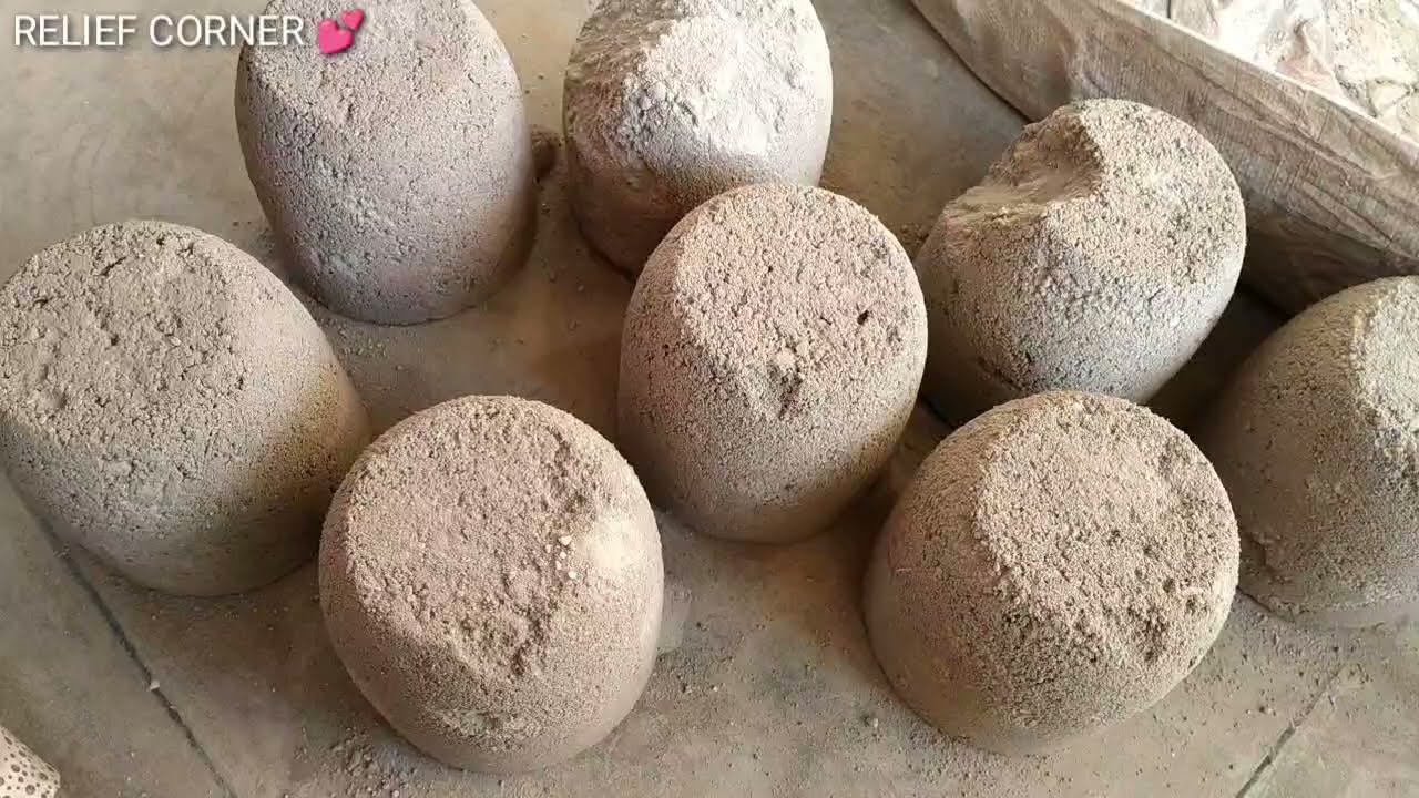 Zero size concrete dry crumbling / Floor crumbling | Relief corner Asmr