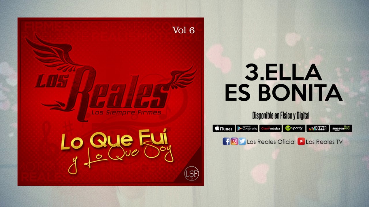 Los Reales - ELLA ES BONITA - Oficial & Letra 2017