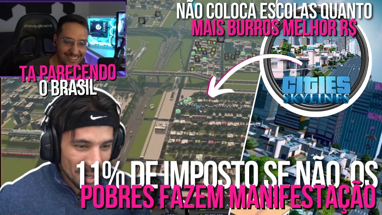 PIUZINHO ENSINANDO O BRKK A NÃO FALIR A CIDADE DELE!! *Melhores dicas*