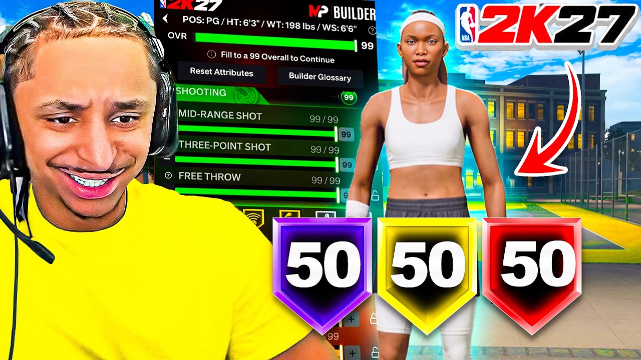 Этот билд ISO DEMIGOD просто имба в NBA 2K27! Неограниченное количество бросков по лодыжкам + гар...