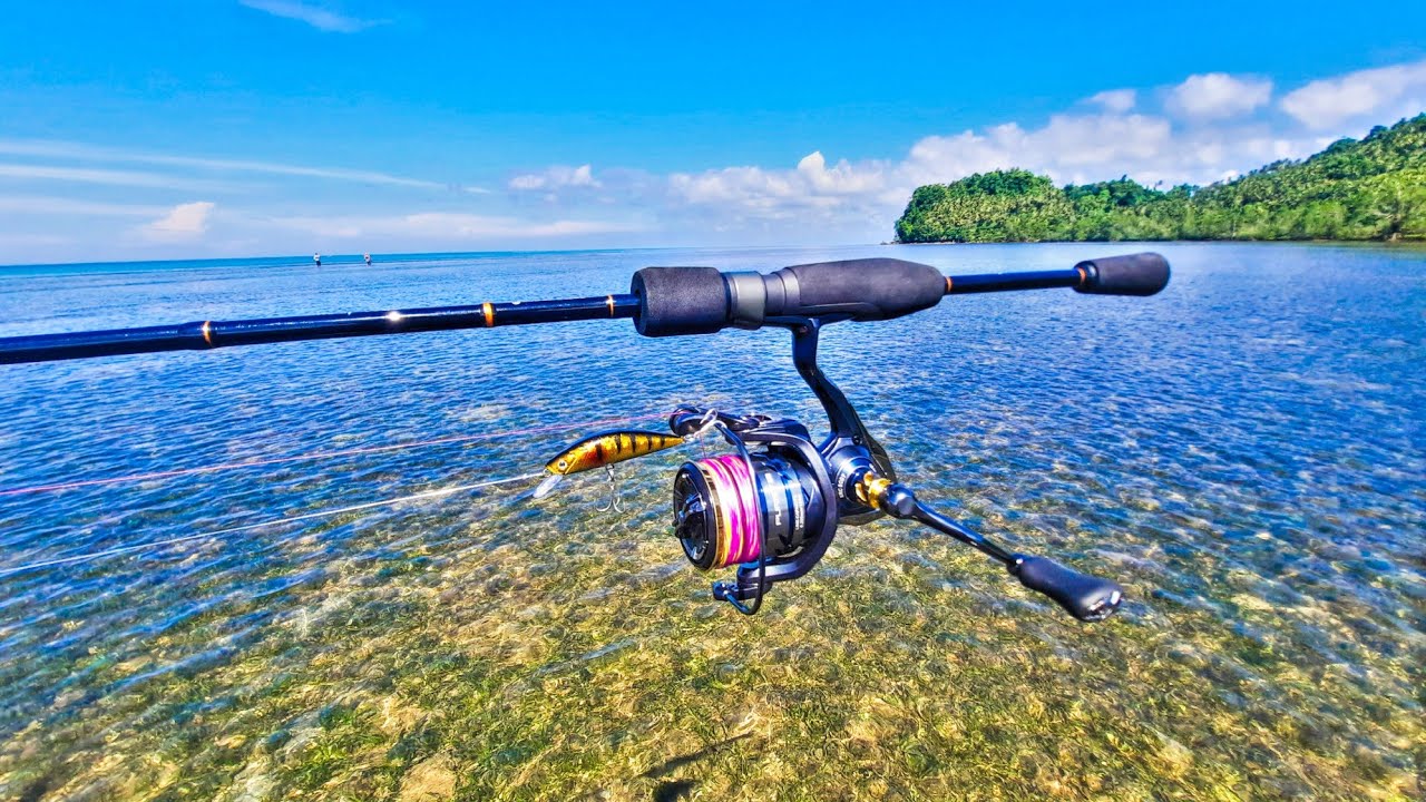 Lama Tidak Mancing Casting Karang Dangkal || Joran Hemus Poseidon Dan Reel Purist LT 2000 Amiss🔥