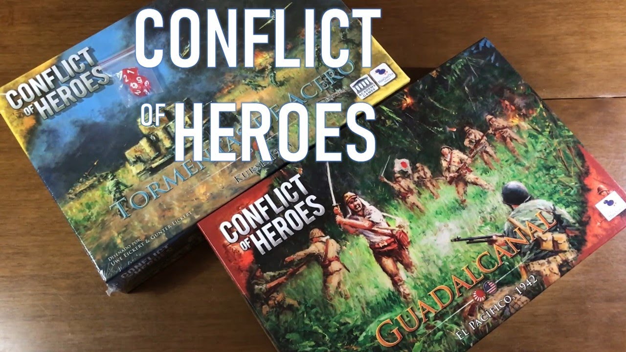 Conociendo... Conflict of Heroes. Tormentas de Acero (Kursk 1943) y Guadalcanal (El Pacífico, 1942)