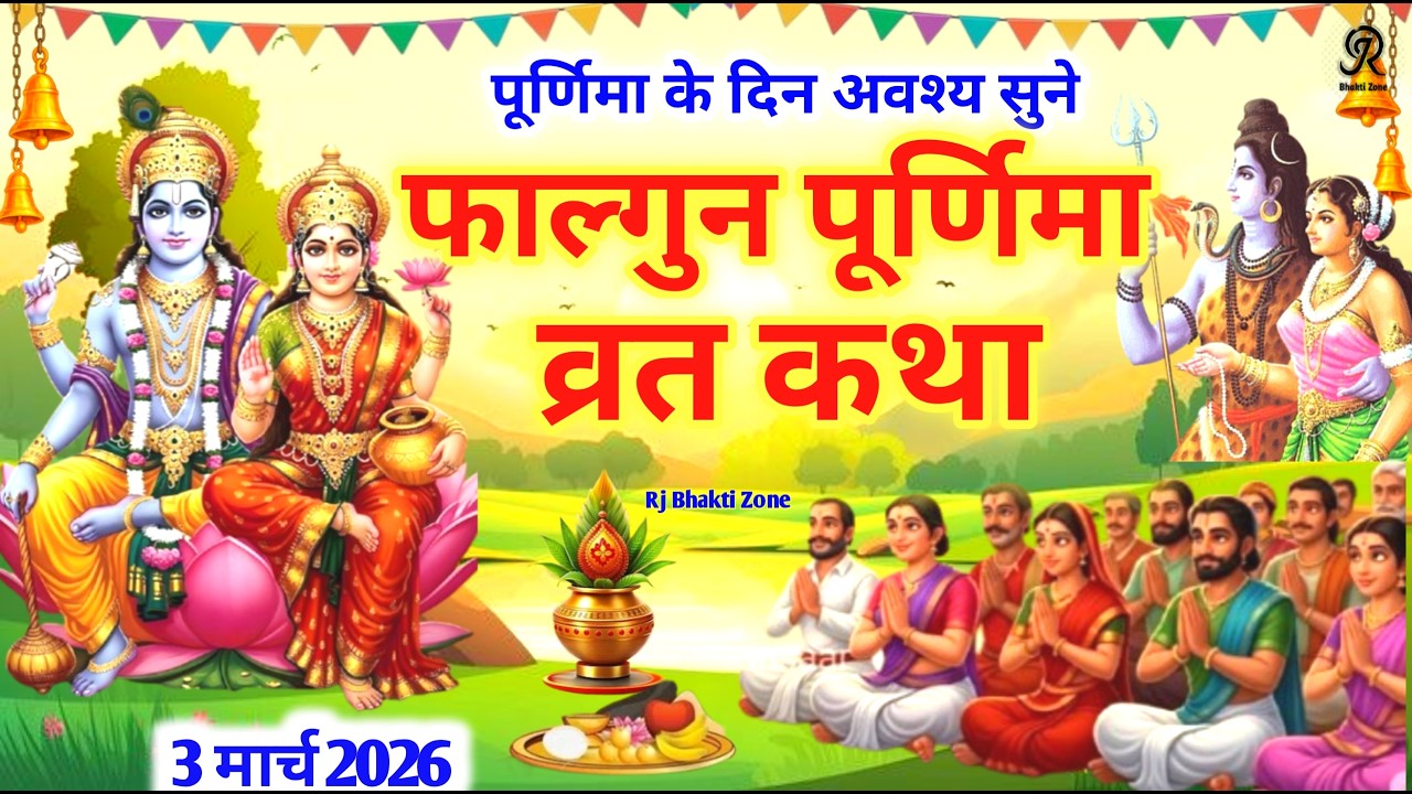 Falgun Purnima Ki Pawan Katha 🙏🙏 - पूर्णिमा की कहानी - पूर्णिमा की कथा - Purnima Ki Kahani 2026