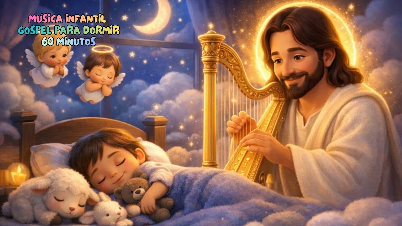 Hora do Soninho com Jesus | 60 Minutos de M&uacute;sica Gospel Infantil para Ninar e Acalmar Crian&ccedil;as