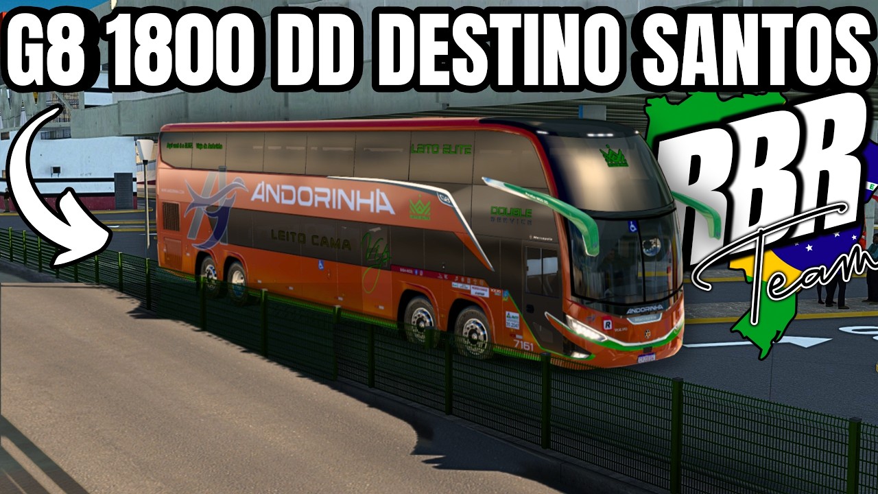 🔴LIVE -EURO TRUCK SIMULATOR 2/ UMA BOA SIMULAÇÃO-DE ÔNIBUS G8 1800 DD