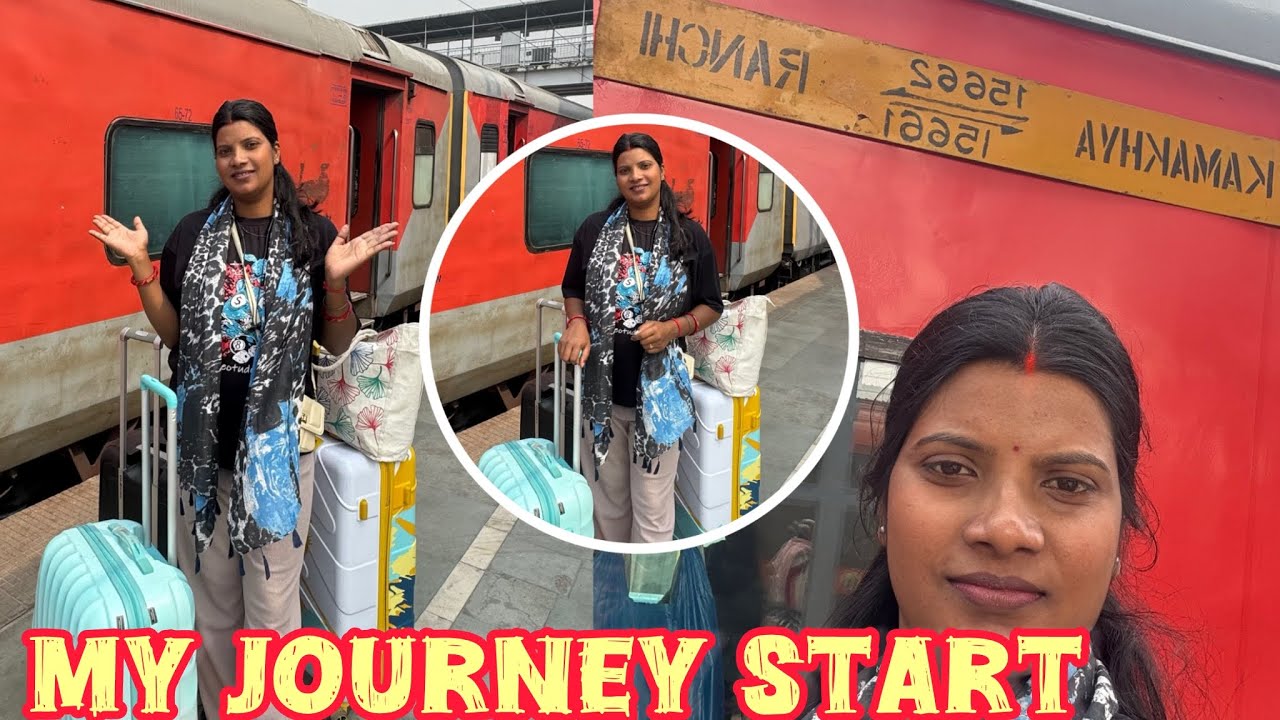 My journey start ✌️|| Kamakhya to Ranchi || #kashishvlog 